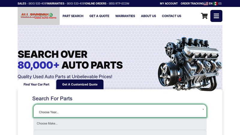 All Foreign Used Auto Parts fredericksburg used auto parts