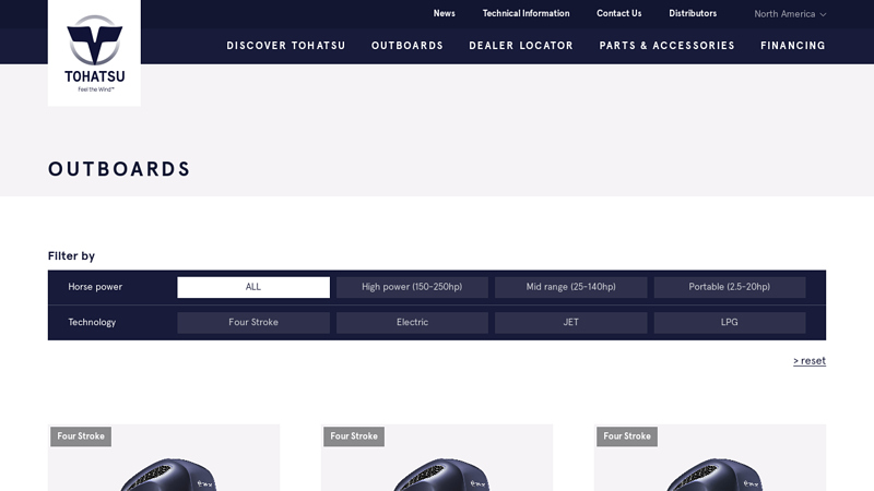 ALL MODELS tohatsu motor parts