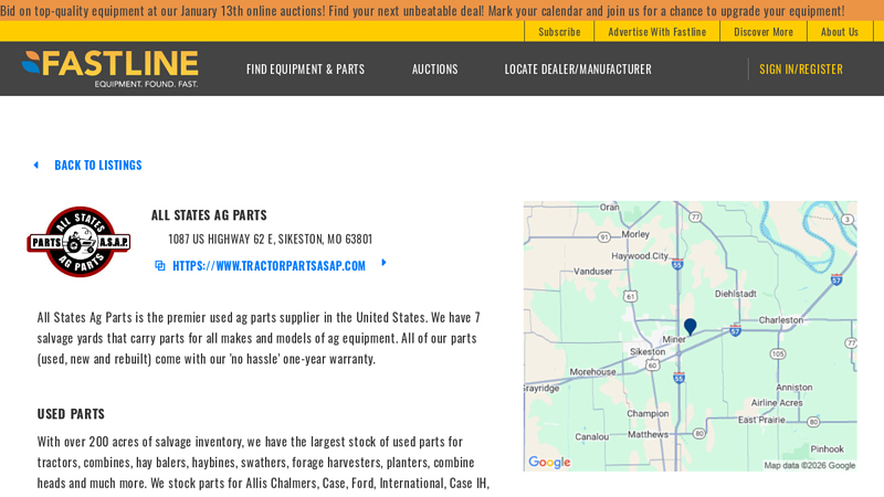 All States Ag Parts allstate tractor parts