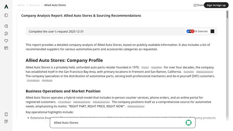 Allied Auto Stores: Analysis & Supplier Insights allied auto parts fremont