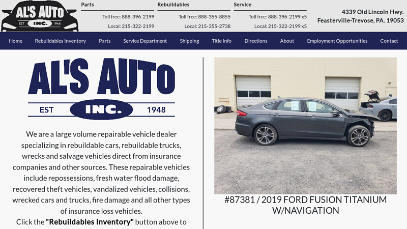 Al's Auto als auto parts