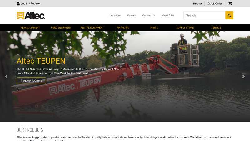 Altec Inc truck parts bakersfield