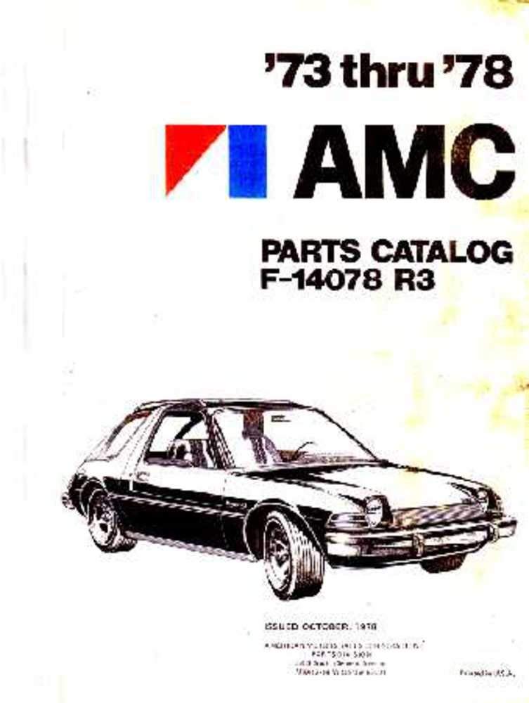 Amc Car Parts guide