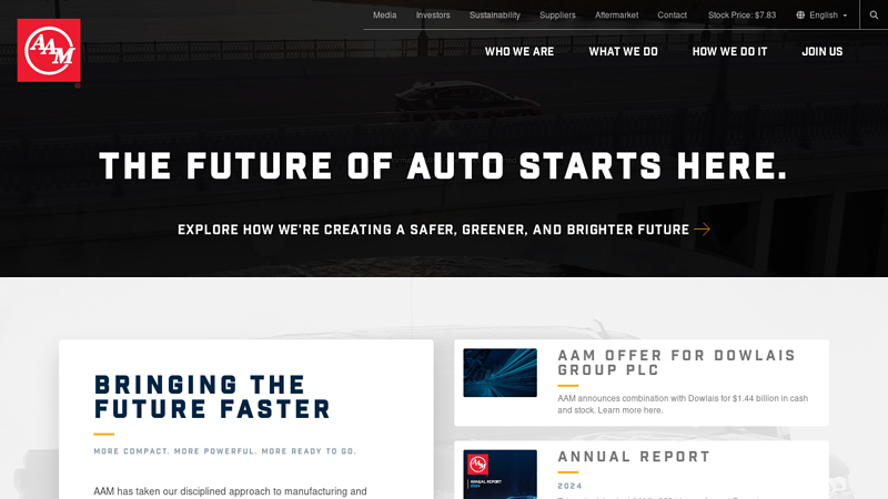 American Axle & Manufacturing auto parts columbus ohio