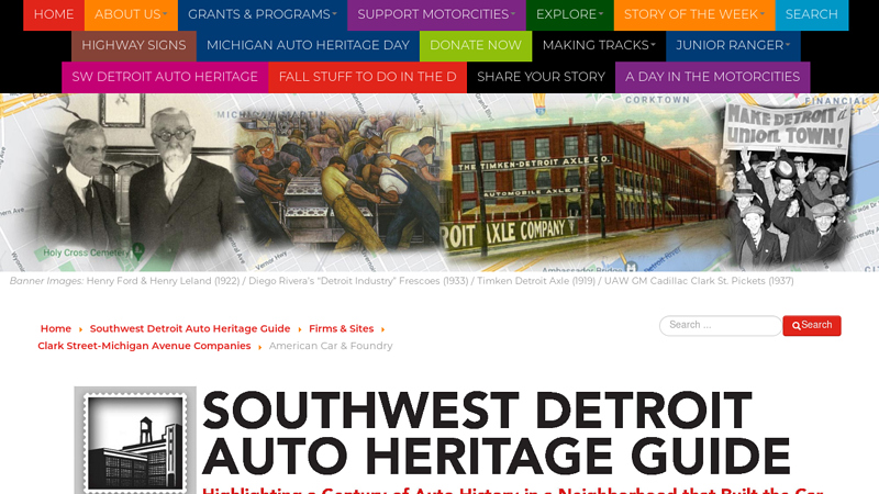 American Car & Foundry car parts detroit michigan