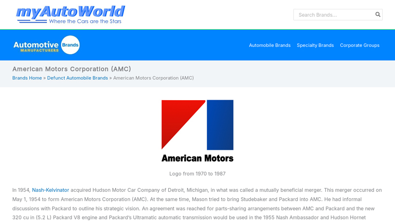 American Motors Corporation (AMC) amc car parts
