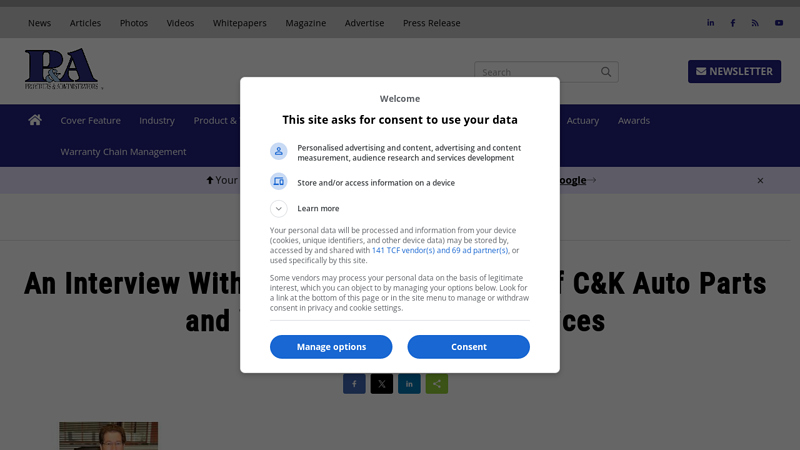 An Interview With Mitch Rand, President of C&K Auto Parts and ... c&k auto parts