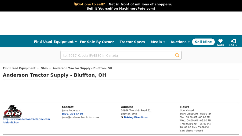 Anderson Tractor Supply anderson tractor parts