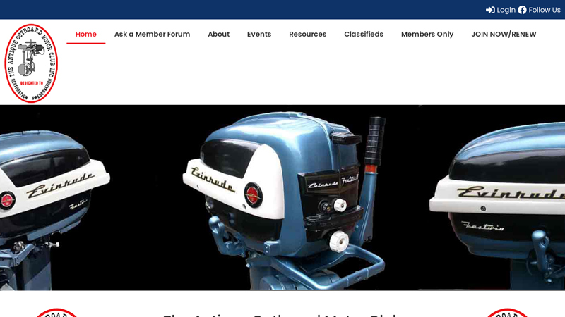 Antique Outboard Motor Club,Inc old outboard motor parts