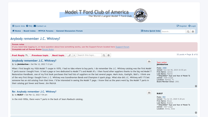 Anybody remember J.C. Whitney? whitney auto parts