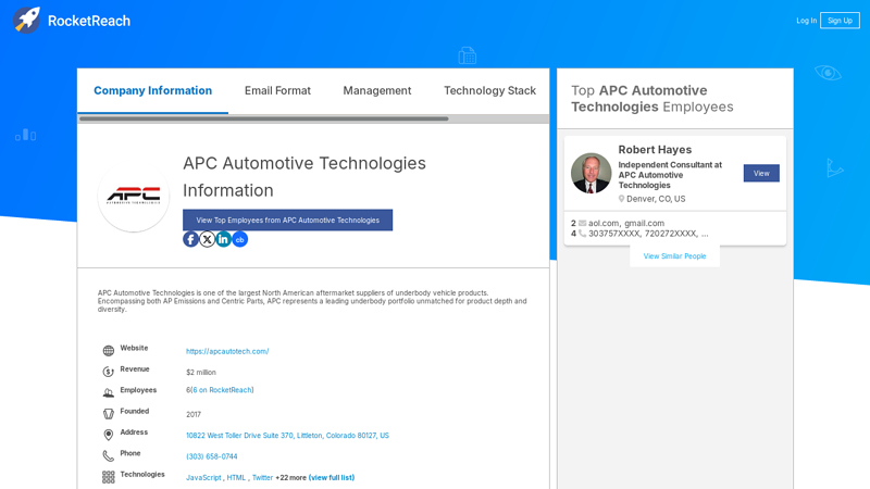 APC Automotive Technologies Information apc auto parts