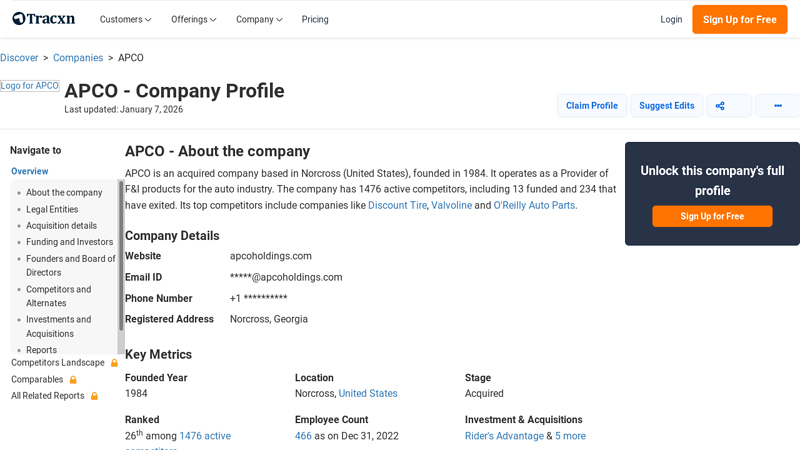 APCO apco auto parts