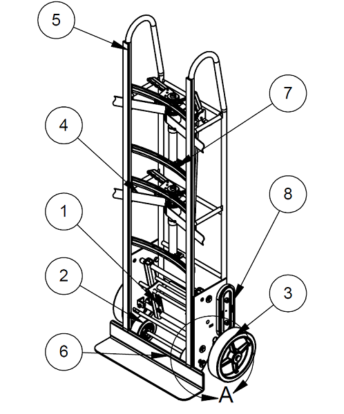 Appliance Hand Truck Parts guide
