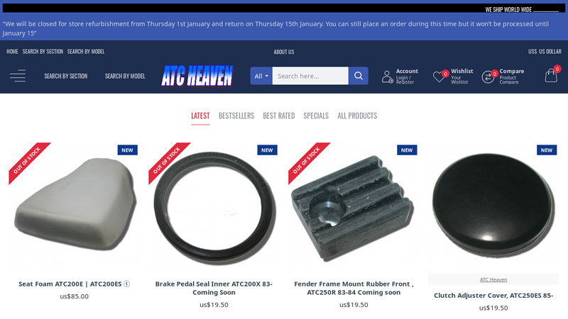 ATC Heaven honda 3 wheeler parts