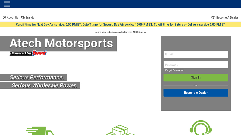 Atech Motorsports car parts reno nv