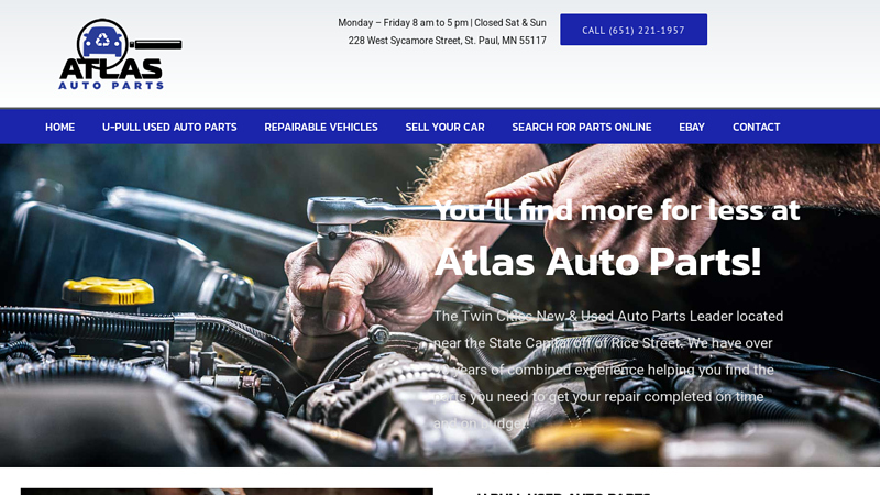 Atlas Auto Parts used auto parts minneapolis mn