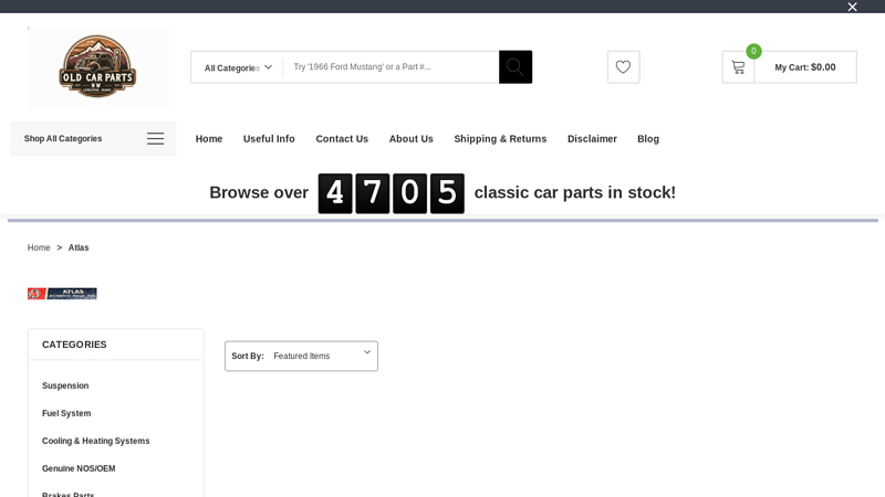 **Atlas Voltage Regulators, Caps & Switches for Vintage Cars atlas auto parts