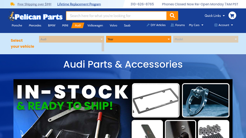 Audi Parts and Accessories audi q5 car parts