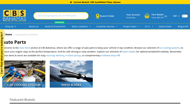 Auto Parts car parts nassau