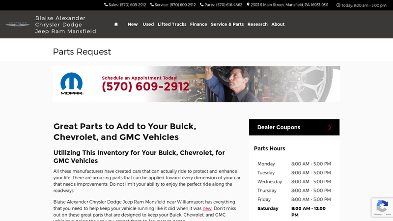 Auto Parts manfield auto parts