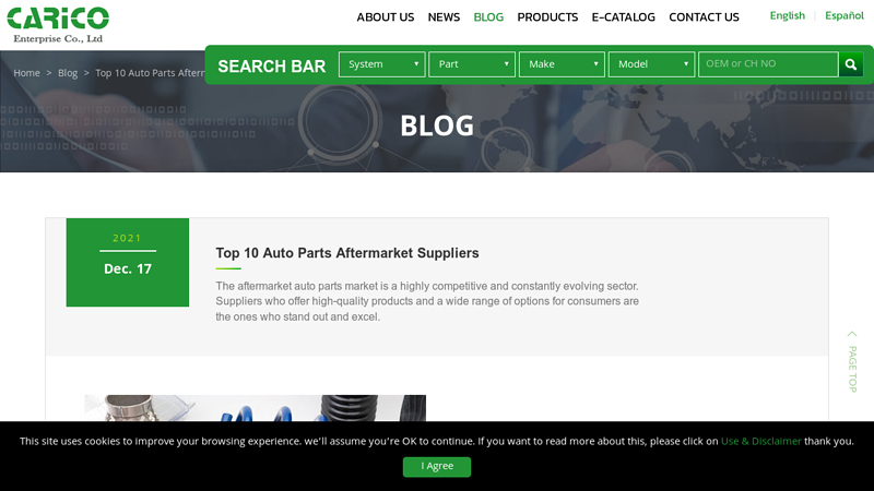 Auto Parts Aftermarket Suppliers upick auto parts