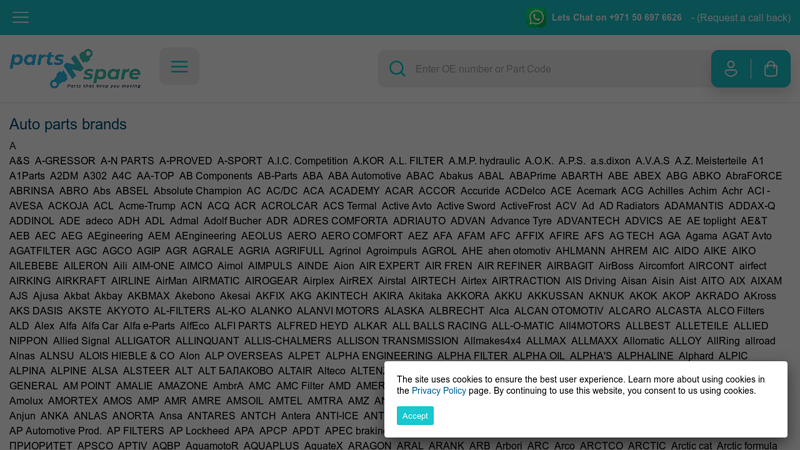 Auto parts brands torero truck parts
