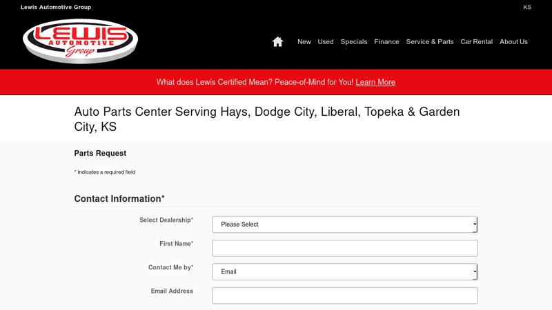 Auto Parts Center Serving Hays, Dodge City, Liberal, Topeka ... auto parts topeka ks