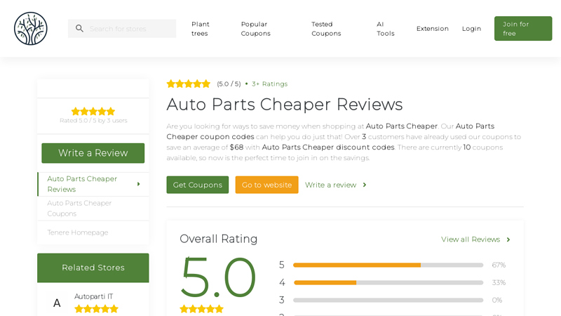 Auto Parts Cheaper Reviews auto parts cheaper