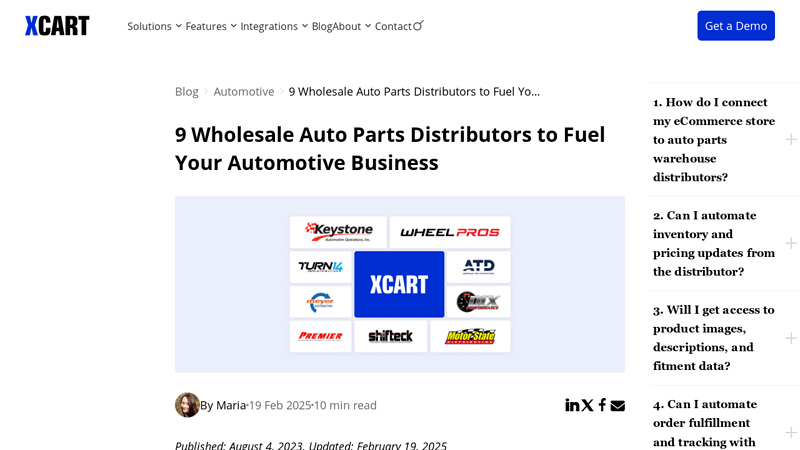 Auto Parts Distributors with Dropshipping Services wholesale auto parts store near me