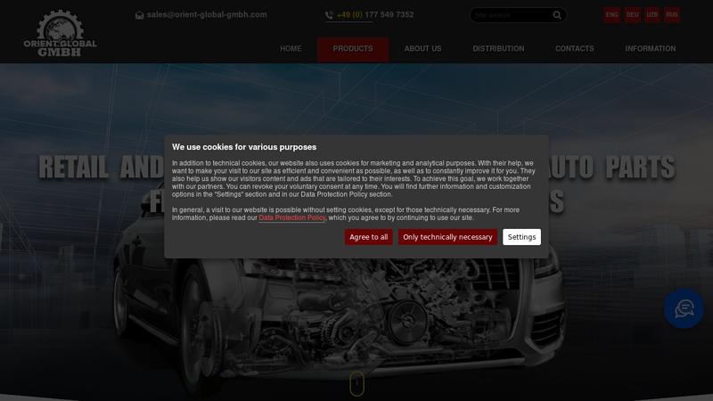 Auto parts from Germany orient auto parts