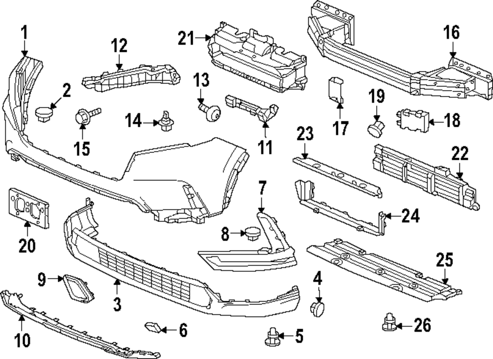 Auto Parts Honda Crv guide