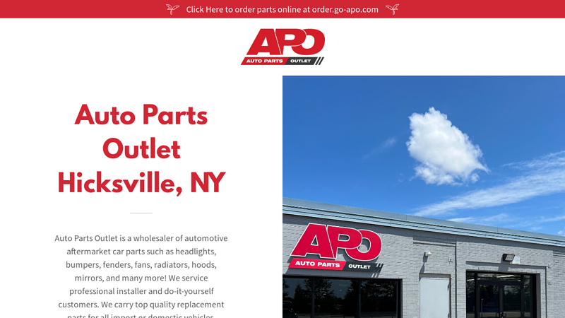 Auto Parts Outlet Hicksville, NY auto parts outlet near me