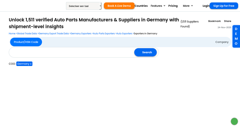 Auto Parts Suppliers from Germany auto parts germany