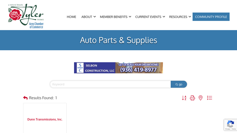 Auto Parts & Supplies Category auto parts tyler tx