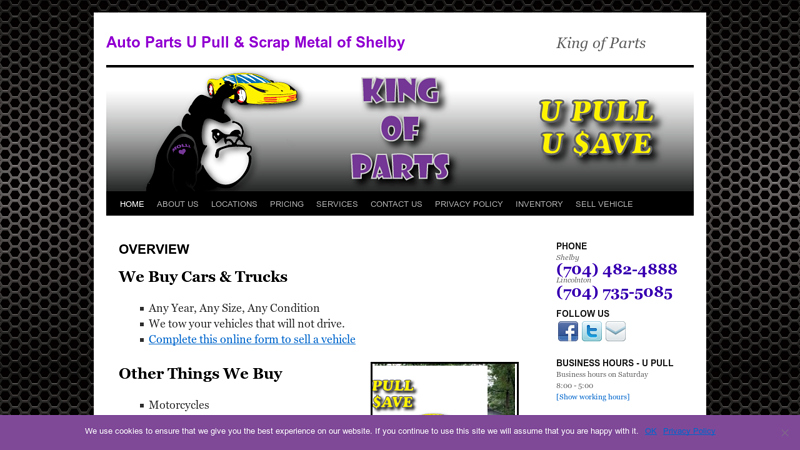 Auto Parts U Pull charlotte used auto parts