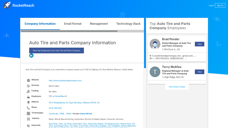 Auto Tire and Parts Company Information auto tire and parts napa