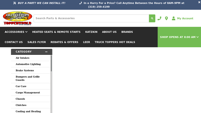 Auto Trim Topperworld truck topper parts