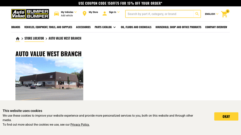 Auto Value West Branch auto parts in west branch