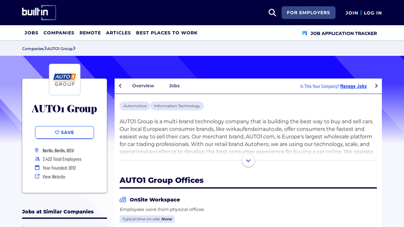 AUTO1 Group Careers, Perks + Culture auto1 auto parts
