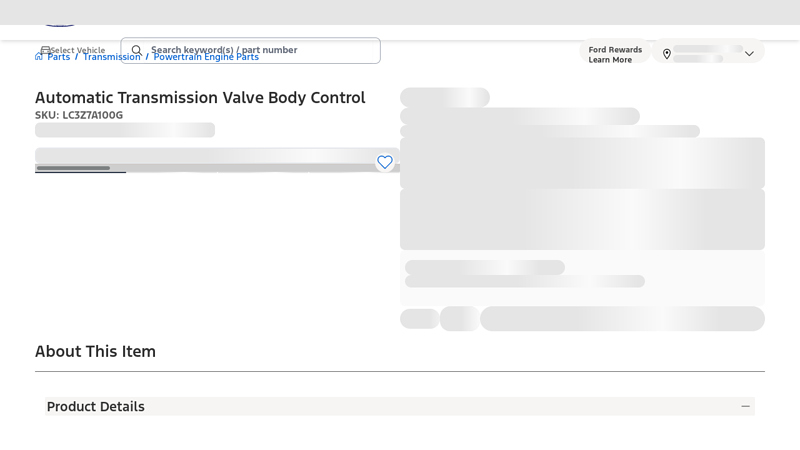 Automatic Transmission Valve Body Control ford automatic transmission parts