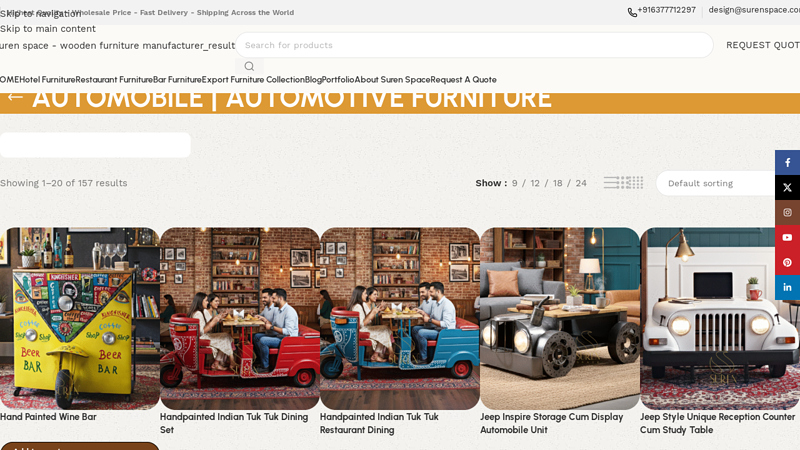 Automobile, Automotive, Car Furniture India car part furniture