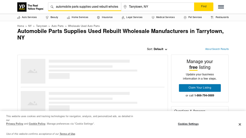 Automobile parts supplies used rebuilt wholesale manufacturers in ... lkq hunts point auto parts bronx
