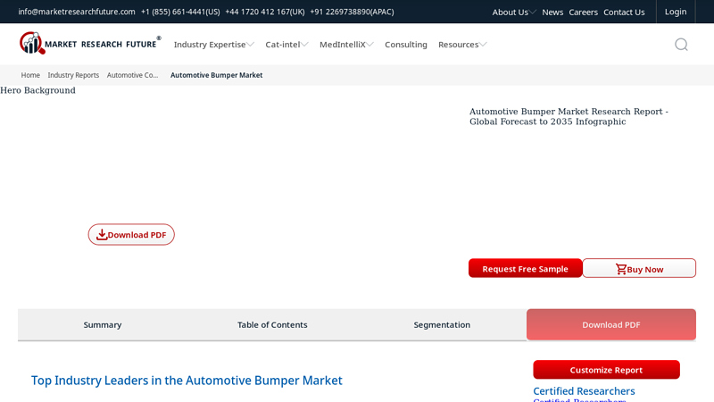 Automotive Bumper Companies bumper auto parts