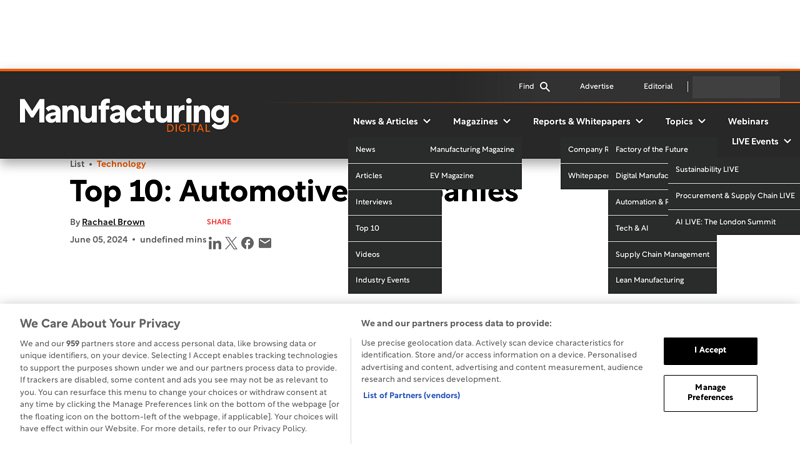 : Automotive Companies deluxe auto parts
