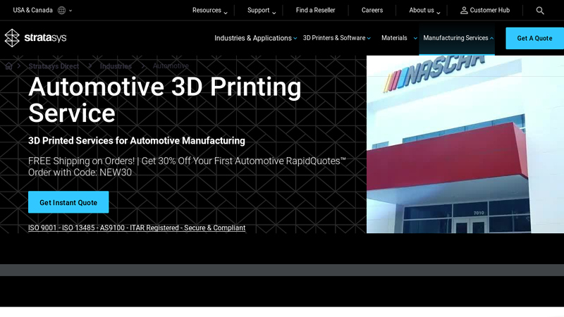 Automotive Manufacturing 3d printed auto parts
