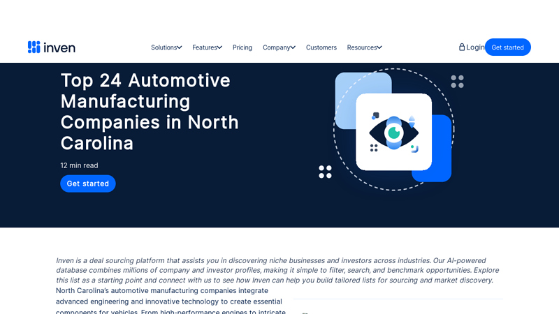 Automotive Manufacturing Companies in North Carolina car parts wilmington nc