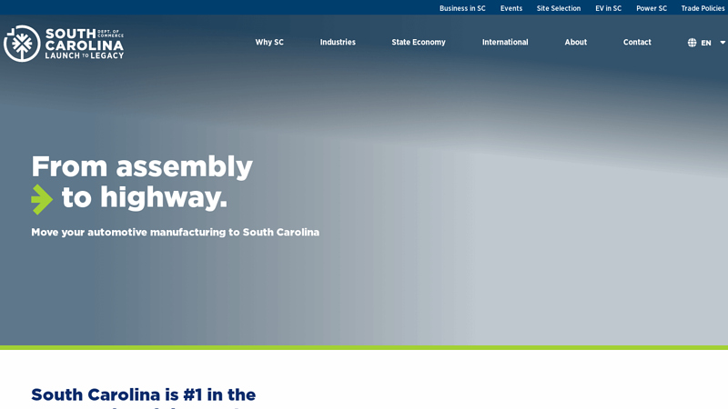 Automotive Manufacturing & Industry Growth in South Carolina car parts in columbia sc