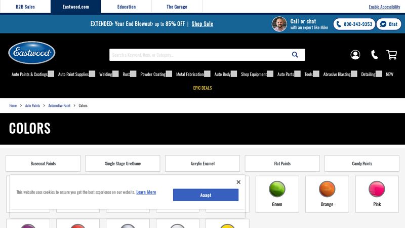 Automotive Paint Colors car part painting