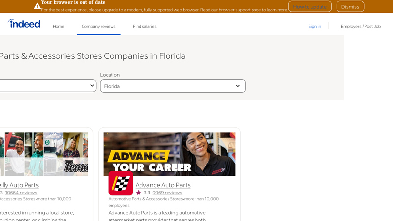 Automotive Parts & Accessories Stores Companies in Florida auto parts store florida