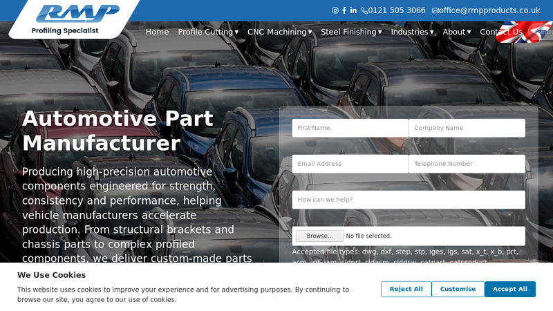 Automotive Parts Manufacturer auto uk parts